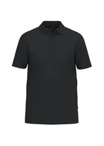 Poloshirt OLYMP, Damen, Gr. L, schwarz, Web, Obermaterial: 95% Leinen, 5% Elasthan, unifarben, regular fit h&uuml;ftbedeckend, Rundhals, abgesteppte Kante, Shirts, aus hochwertigem Leinen, unifarben