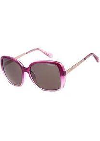 Sonnenbrille Superdry "Modell 996094", Damen, violett, transparent, leicht transparent, Sonnenbrillen Sonnenbrille, Form Butterfly, Logoschriftzug auf B&uuml;gel, Kombifassung