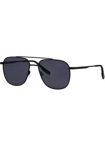 Sonnenbrille Tom Tailor "Modell 675004", Damen, schwarz, metallic, Sonnenbrillen Sonnenbrille, Form Pilot, Logoschriftzug auf B&uuml;gel, Metallfassung