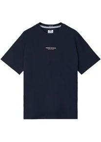 T-Shirt Weekend Offender "MILLERGROVE WO PRINT TEE Herren", Damen, Gr. XXL, navy, coral, Jersey, 100% Baumwolle, normal normal, Rundhals, Shirts T-Shirt, T-Shirt Herren, leichtes Kurzarmshirt, Sporttrikot, Outdoor, Sale