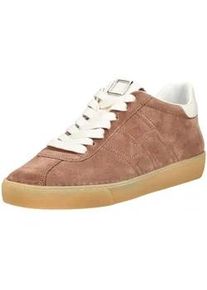 H&ouml;gl Sneaker H&Ouml;GL "H&ouml;gl Sneaker Veloursleder", Herren, Gr. 40, braun, wei&szlig;, Veloursleder, Schuhe Sneaker