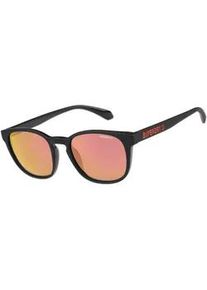 Sonnenbrille Superdry "Modell 996097", Herren, schwarz, matt, Sonnenbrillen Sonnenbrille, Form Karree/Soft, Logoschriftzug auf B&uuml;gel, Injectionfassung