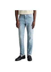 Marc O'Polo Slim-fit-Jeans MARC O'POLO DENIM "aus Bio-Baumwolle-Mix", Damen, Gr. 36, L&auml;nge 32, light blau, Obermaterial: 99% Baumwolle, 1% Elasthan, unifarben, slim fit normal, Jeans Slim-fit-Jeans