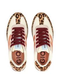 Sneaker Gioseppo "Gioseppo Sneaker Leder/Textil", Herren, Gr. 39, leopard, Leder, Textil, Schuhe Sneaker