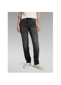 G-Star Raw 5-Pocket-Jeans G-STAR "Strace Straight Jeans", Damen, Gr. 24, L&auml;nge 30, worn in schwarz moon, Obermaterial: 78% Baumwolle, 20% Hanf, 2% Elasthan, Jeans 5-Pocket-Jeans