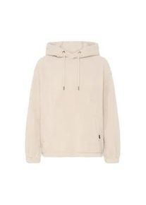 Kapuzenpullover oxmo "Kapuzenpullover OXBERINA", Damen, Gr. XL, beige (oatmeal), Obermaterial: 100% Polyester PES., Pullover Kapuzenpullover