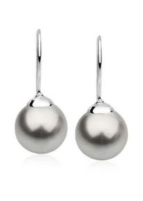 Paar Ohrh&auml;nger NENALINA "H&auml;nger Basic Synthetische Perle 925 Silber", silber, Ohrringe, Damen, onesize, ohne Stein, Silber 925 (Sterlingsilber)