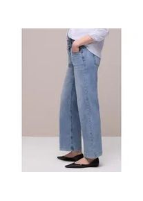 Loose-fit-Jeans Street One, Damen, Gr. 33, L&auml;nge 26, light blau wash, Jeans, 63% Baumwolle, 25% Polyester, 10% Viskose, 2% Elasthan, unifarben, 7/8-L&auml;nge, Jeans, im Loose Fit