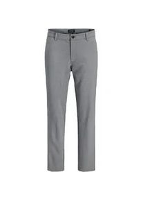 Jack & Jones Chinos JACK & JONES "JPSTOLLIE CONNOR CHINO NOOS", Damen, Gr. 29, L&auml;nge 34, grau melange, Web, Obermaterial: 69% Polyester, 29% Viskose, 2% Elasthan, meliert, unifarben, regular fit lang, Hosen, Materialmix, regular fit