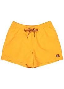 Boardshorts Quiksilver "Everyday Solid Volley 15", Herren, Gr. M, mineral gelb, Obermaterial: 100% Microfaser;, Hosen