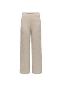 Schlupfhose Only "ONLILSE PANT STRUCTURE JRS NOOS", Damen, Gr. L, N-Gr, silber lining, Jersey, Obermaterial: 100% Polyester, unifarben, regular fit lang, Hosen Schlupfhose, Kunstfaser, regular fit