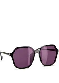 Sonnenbrille Lascana, Damen, schwarz, lila, Sonnenbrillen Sonnenbrille, Trendy Sonnenbrille mit UV Schutz, Damenbrille