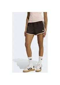 Shorts Adidas ORIGINALS "3-STREIFEN SPRINTER", Damen, Gr. XS, N-Gr, aurora coffee, sandy pink, normal, gr., Obermaterial: 97% Polyester, 3% Elasthan, Hosen Shorts
