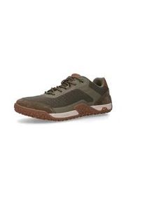 Sneaker Camel Active, Herren, Gr. 46, khaki, Leder, Textil, Schuhe Sneaker, Freizeitschuh, Halbschuh, Schn&uuml;rschuh im Materialmix