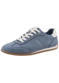 Sneaker Tom Tailor "Cathrine", Herren, Gr. 40, hellblau, Lederimitat, Textil, Schuhe Sneaker, Freizeitschuh, Halbschuh, Schn&uuml;rschuh mit Kontrastbesatz
