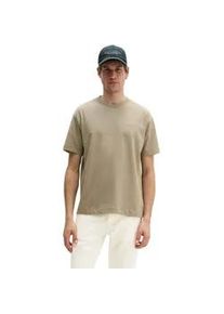 Marc O'Polo T-Shirt MARC O'POLO "aus schwerem Bio-Baumwoll-Jersey", Damen, Gr. XL, frozen taupe, Obermaterial: 100% Baumwolle, unifarben, Basic, loose fit, Shirts T-Shirt