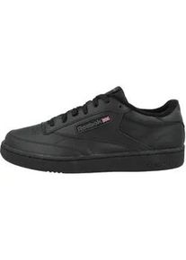Sneaker Reebok "Reebok Club C 85 Sneaker low Herren Schuhe", Herren, Gr. 39, schwarz, Glattleder, Schuhe Sneaker, Perforationen
