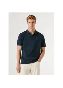 Poloshirt Pepe Jeans "OSCAR", Damen, Gr. XXL, dulwich blau, Piqu&eacute;, Obermaterial: 100% Baumwolle, bestickt, unifarben, regular fit h&uuml;ftbedeckend, Rippb&uuml;ndchen, Shirts, aus Baumwoll-Piqu&eacute;, mit Logostickerei