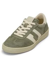 Marc O'Polo Sneaker MARC O'POLO "mit Struktur-Akzenten", Herren, Gr. 41, calm sage, chalky sand, Obermaterial: 96% Leder (Rind), 4% Polyester, unifarben, Schuhe Sneaker