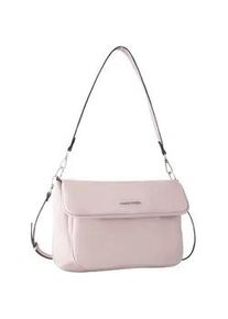 Umh&auml;ngetasche Marco Tozzi, Damen, Gr. B/H/T: 32cm x 25cm x 3cm, rose, Lederimitat, unifarben, Taschen Umh&auml;ngetasche, Damen Handtasche, Schultertasche mit Logoschriftzug