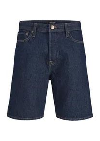Jack & Jones Jeansshorts JACK & JONES "JJITONY JJORIGINAL SHORTS AM 460 SN", Herren, Gr. M, N-Gr, blau denim aop:raw, Denim/Jeans, Obermaterial: 100% Baumwolle, unifarben, relaxed fit kniefrei, Jeans Jeansshorts, Baumwollmischung, relaxed fit