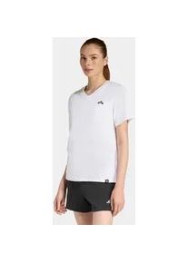 T-Shirt Adidas SPORTSWEAR "SUMMER SLIDE GRAPHIC MIT V-AUSSCHNITT", Damen, Gr. XL, wei&szlig;, Obermaterial: 100% Baumwolle, Shirts T-Shirt