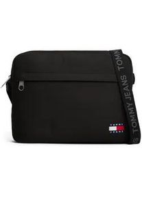 Tommy Hilfiger Umh&auml;ngetasche TOMMY JEANS "TJM ESS DAILY COMPUTER BAG", Damen, Gr. B/H/T: 33cm x 24cm x 6cm, schwarz, Textil, Taschen Umh&auml;ngetasche, Men Schultertasche, Businesstasche, Logoschriftzug am Umh&auml;ngeriemen