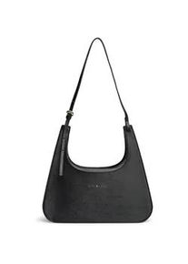 Schultertasche Tommy Hilfiger "TH MODERN SHOULDER BAG", Damen, Gr. B/H/T: 33cm x 30cm x 14cm, schwarz, Lederimitat, Taschen Schultertasche, Umh&auml;ngetasche, Handtasche, Tragetasche mit Logopr&auml;gung