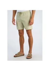 Badehose LINDBERGH "Bademode Loose Fit", Herren, Gr. S, Normalgr&ouml;&szlig;en, gr&uuml;n, Obermaterial: 55% Polyester, 29% Elastomultiester, 16% Baumwolle, gestreift, Badehosen Badehose