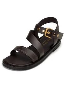 Marc O'Polo Sandale MARC O'POLO "aus edlem Rindleder", Damen, Gr. 39, burnt coffee, Obermaterial: 100% Leder (Rind), unifarben, Schuhe Sandale