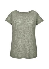 T-Shirt "GS 29 WMN TSHRT", Damen, Gr. 42, dunkelgr&uuml;n, Obermaterial: 50% Baumwolle, 50% Polyester, G.I.G.A. DX BY KILLTEC, Rundhals, Shirts T-Shirt, Halbtransparentes, weiches T-Shirt mit Burnout-Optik