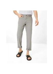 Chinohose Brax "Style COOPER", Herren, Gr. 33, L&auml;nge 34, hellgrau, Web, 67% Leinen, 30% Baumwolle, 3% Elasthan, Hosen Chinohose