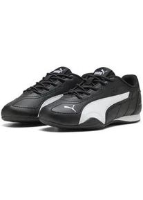 Sneaker Puma "Puma Catch Sneakers Kinder", Damen, Gr. 33, schwarz, wei&szlig;, Obermaterial: Textil, Synthetik; Futter: Textil; Innensohle: Textil; Laufsohle: Gummi, Schuhe Sneaker