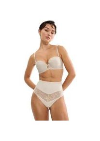 Multiway-BH Triumph "Comfort Contour", Damen, Gr. 80, Cup F, beige, Microtouch, Obermaterial: 41% Polyamid, 34% Polyester, 25% Elasthan, BHs, Komfort-B&uuml;gel, Spitzen-Details, Microfaser, gef&uuml;ttert