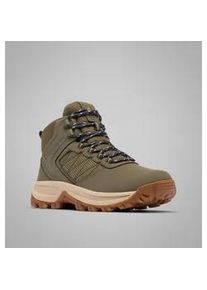 Wanderschuh Columbia "TRANSVERSETM HIKE WATERPROOF", Damen, Gr. 37,5, stone gr&uuml;n, raw honey, Leder, Schuhe Wanderschuh, wasserdicht