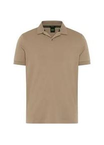 Poloshirt BOSS Green "Pio 2", Damen, Gr. XL, light, pastel gr&uuml;n334, Jersey, Obermaterial: 100% Baumwolle, unifarben, regular fit normal, Rippstrickb&uuml;ndchen, Shirts, mit tonalem Logoschriftzug, regular fit