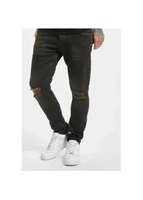 Bequeme Jeans 2Y Premium "2Y Premium 2Y Premium Len Skinny Jeans", Herren, Gr. 31, Normalgr&ouml;&szlig;en, grau, 97% Baumwolle, 3% Elasthan, unifarben, Jeans