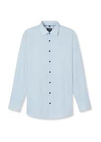 Businesshemd OLYMP "OLYMP Luxor 24/Seven, modern fit, New Kent", Herren, Gr. 42, Normaler Arm, wei&szlig;, 64% Baumwolle, 27% Polyester, 9% Elasthan, Hemden