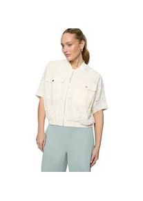 Jackenblazer Zero "Damen kurzarm mit Taschen", Damen, Gr. 34, eggnog, Spitze, Obermaterial: 5% Elasthan, 95% Polyamid, transparent, figurumspielend normal, weit, Blazer, Spitze