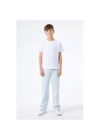 Straight-Jeans Garcia "Ilyano", Kinder, Gr. 158, N-Gr, bleached 4312, Denim/Jeans, Obermaterial: 100% Baumwolle, straight fit lang, Jeans Straight-Jeans, Etwas niedrigere Leibh&ouml;he