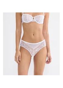 Hipster Triumph "Comfort Allure", Damen, Gr. 40, wei&szlig;, Microtouch, Obermaterial: 55% Polyamid, 35% Polyester, 10% Elasthan, Unterhosen, mit floraler Stretch-Spitze, elastisch, Mesh-Eins&auml;tze, femininer Look