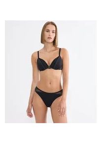 B&uuml;gel-BH Triumph "Comfort Allure", Damen, Gr. 75, Cup E, schwarz, Microtouch, Obermaterial: 55% Polyester, 32% Polyamid, 13% Elasthan, BHs B&uuml;gel-BH, Komfort-B&uuml;gel, atmungsaktive Spacer-Cups, eleganter Look, Spitze