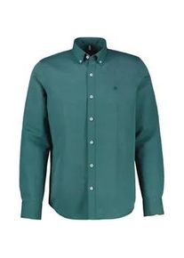 Langarmhemd Lerros "Herrenhemd aus Baumwoll-Leinen-Mix", Herren, Gr. XXL, Normalgr&ouml;&szlig;en, soft teal, 55% Leinen, 45% Baumwolle, Hemden