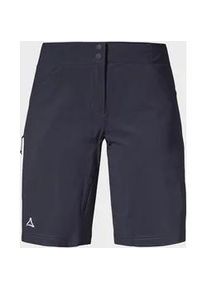 Sch&ouml;ffel Shorts SCH&Ouml;FFEL "Shorts Danube L", Damen, Gr. 38, Normalgr&ouml;&szlig;en, blau (8820, blau), Oberstoff: 85% Nylon, 15% Elasthan, Hosen Shorts