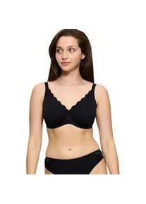 Minimizer-BH Triumph "Amourette", Damen, Gr. 85, Cup F, schwarz, Spitze, Obermaterial: 68% Polyamid, 32% Elasthan, unifarben, BHs Minimizer-BH, verkleinert die Brust optisch, Spitze