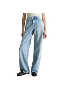 Marc O'Polo Weite Jeans MARC O'POLO DENIM "aus weichem Lyocell-Organic-Cotton-Mix", Damen, Gr. 29, L&auml;nge 30, light blau, Obermaterial: 80% Lyocell, 20% Baumwolle, unifarben, normal, Jeans