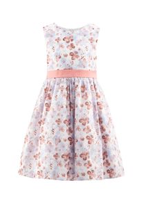 Sommerkleid happy girls "M&auml;dchenkleid", M&auml;dchen, Gr. 104, EURO-Gr&ouml;&szlig;en, coral, Stoff, 100% Polyester, normal, Kleider Sommerkleid