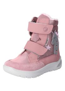 Winterstiefel Ricosta "Annika WMS: normal", M&auml;dchen, Gr. 27, rosa, Lederimitat, Nylon, Glitzer, Schuhe Winterstiefel, Blinkschuh mit Warmfutter, Gr&ouml;&szlig;enschablone zum Download