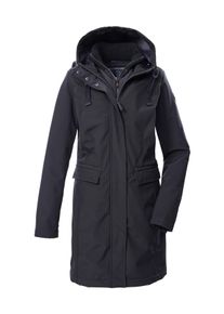 G.I.G.A. by Killtec Softshellparka "GW 79 WMN SFTSHLL PRK", Damen, Gr. 40, schwarz, Oberseite: 100% Polyester;R&uuml;ckseite: 100% Polyester;F&uuml;llung: 100% Polyester, G.I.G.A. DX BY KILLTEC, Jacken Softshellparka, Damen Softshellparka: wasserabweisend, 2-Wege-Rei&szlig;verschluss