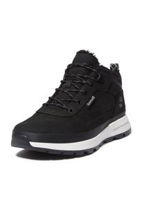 Schn&uuml;rboots Timberland "FIELD TREKKERLOW WARM LINED SNEAKER", Herren, Gr. 47,5, schwarz nubuck, Leder, Schuhe Schn&uuml;rboots, Wintersneaker, Sneaker, Winterschuhe, gef&uuml;ttert